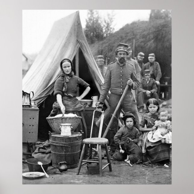 Civil Krig Road Resa, 1861 Poster (Framsidan)