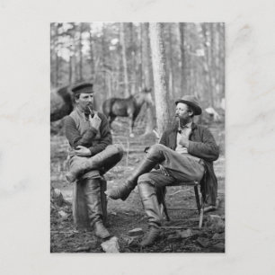 Civil Krig Rör, 1864 Vykort