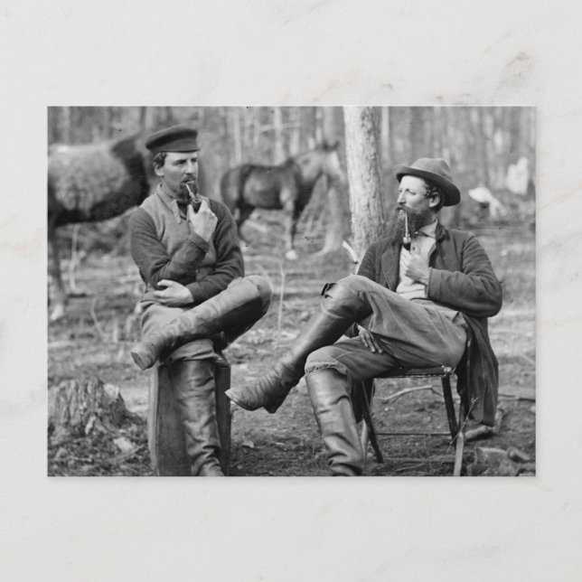 Civil Krig Rör, 1864 Vykort (Framsida)