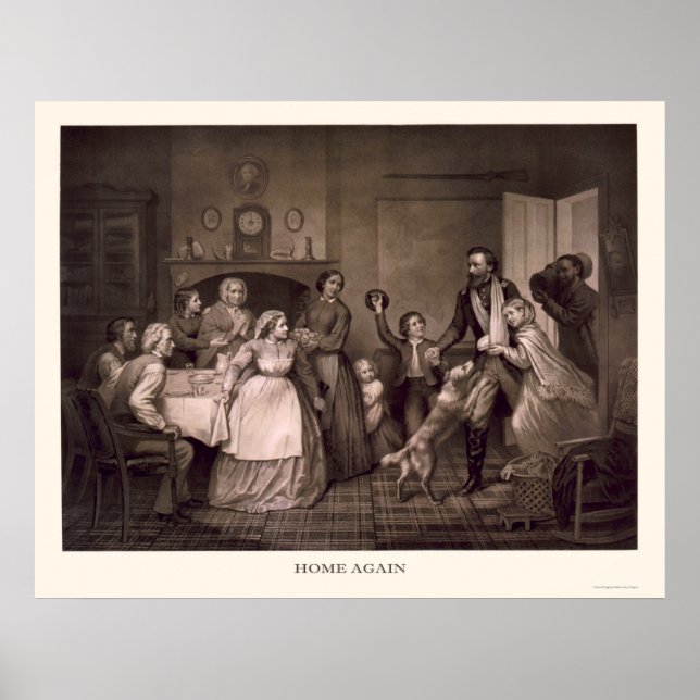 Civil Krig Soldier Welcomed Home Poster (Framsidan)