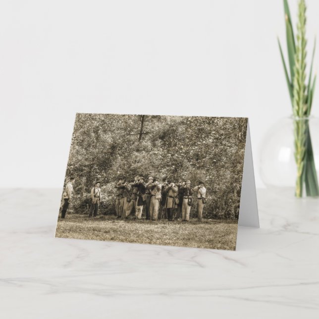 Civil Krig Soldiers Kort (Framsida)