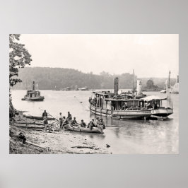 Civil Krig Tugs Poster