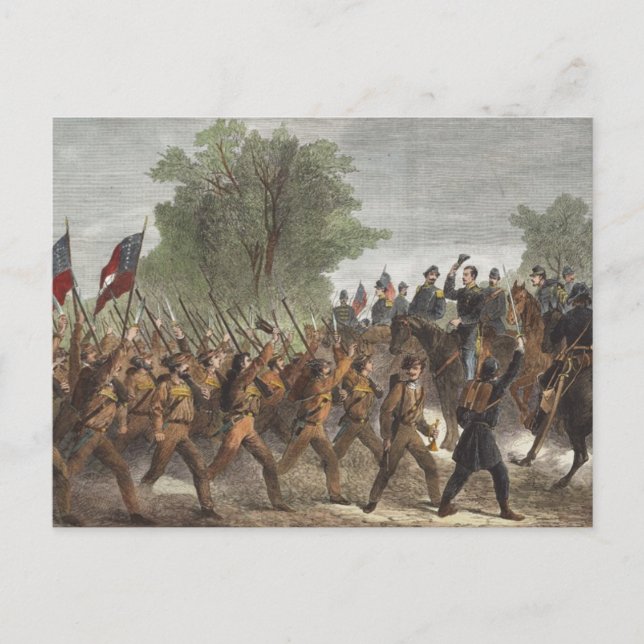 Civil Krig Vykort (Framsida)