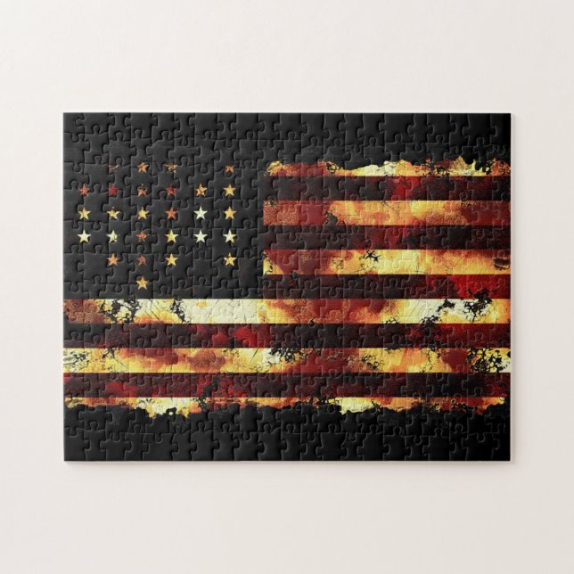 Civil War Union Flagga Designerare Pussel (Horisontell)