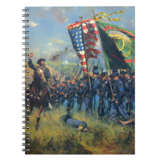 Civil War Union troops Irish Brigade  Anteckningsbok