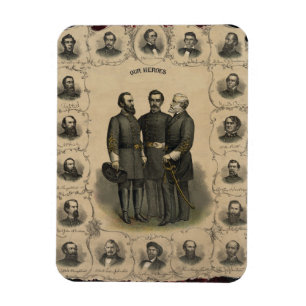 Civila Krig Heroes Magnet