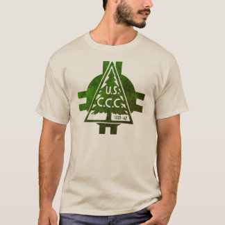 Civila naturvårdsmyndigheter manar träd T-shirt
