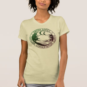 Civila naturvårdsstyrkor är kvinnornas Tshirt T Shirt