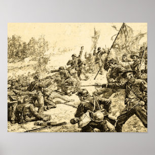 Civilbefolkningen Krig Battle Amerikansk historia Poster