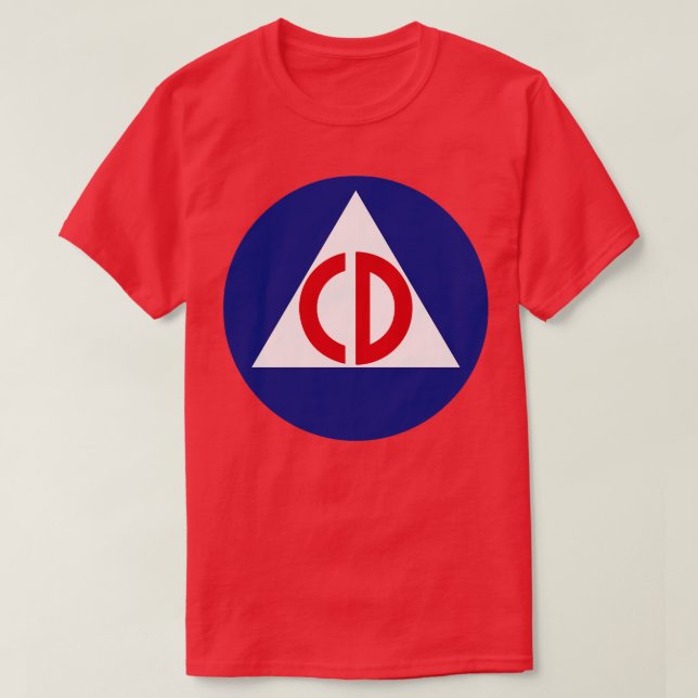 Civilförsvar T Shirt (Design framsida)