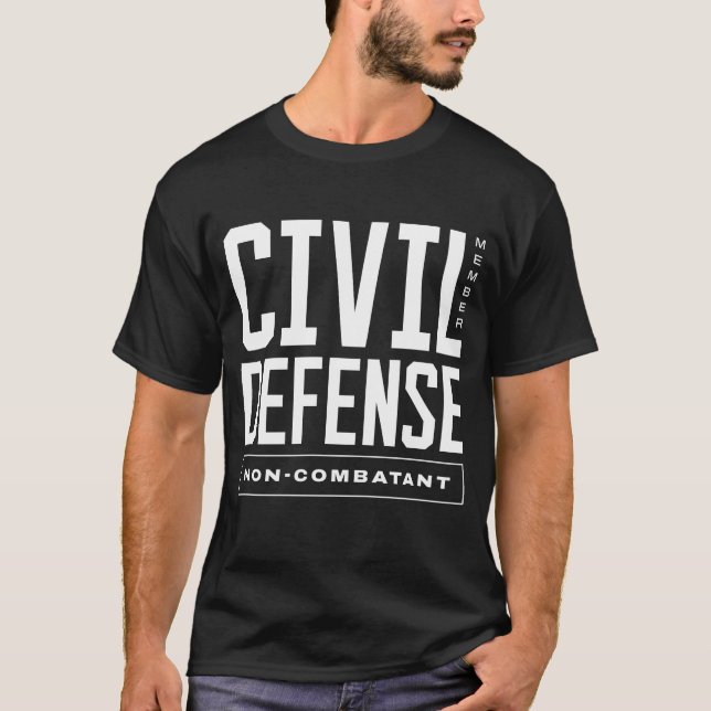 Civilförsvar T Shirt (Framsida)