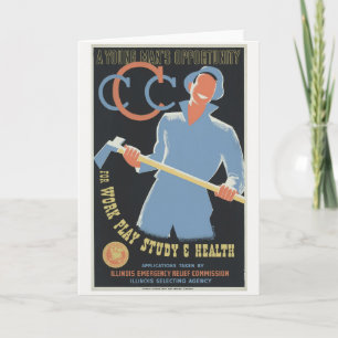 Civilian Conservation Corps: Arbete Fritid Studier Tack Kort