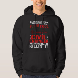 Civilingenjör Brobyggare Ingenjörsstudent Hoodie