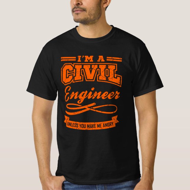 Civilingenjörsexamen i Ingenjör i Studenten T Shirt (Framsida)
