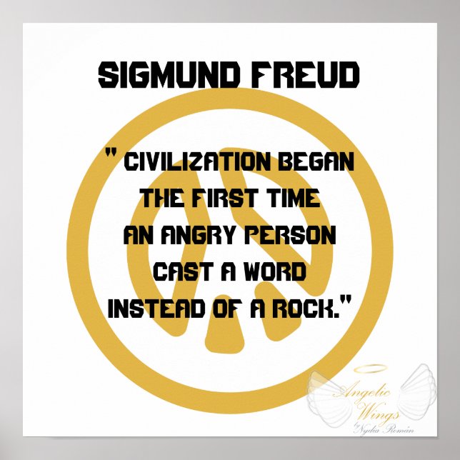 Civilisation! Sigmund Freud-Customize Poster (Framsidan)
