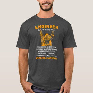 Civilmekaniskt mekanisk guide Ingenjör T Shirt