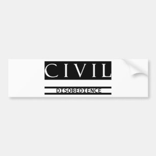 Civilmotstånd Bildekal