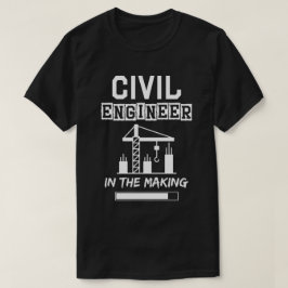Civilområdet Ingenjör i skapar struktur T Shirt