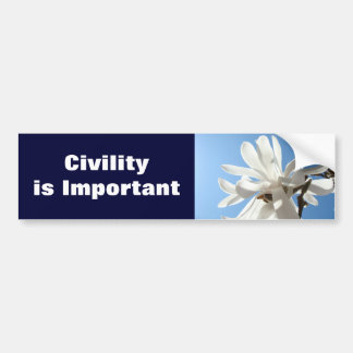Civilt är viktiga klistermärken Magnolias