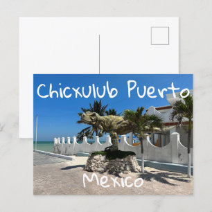 Cixulub Puerto, Mexiko - vykort av standardtyp