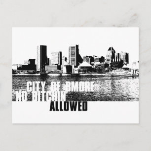 Ciy of Bmore NBA Vykort