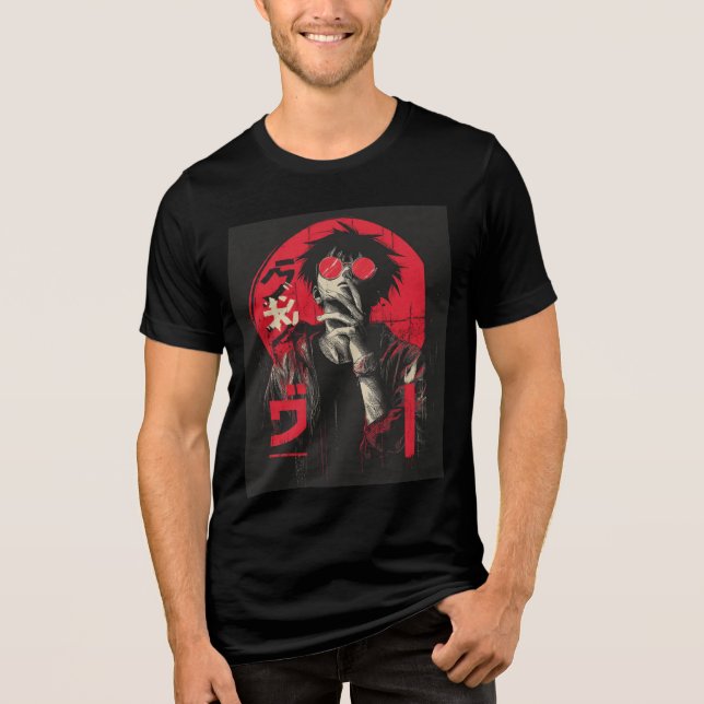 CJ Graphic Studios "Crimson Sight" Premium T-shirt (Framsida)