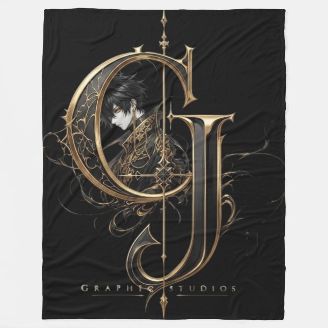 CJ Graphic Studios Signaturfilt av fleece (Framsidan)