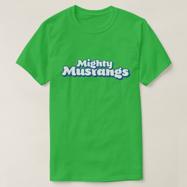 CJ Greene Mighty Mustangs T-Shirt (Design framsida)