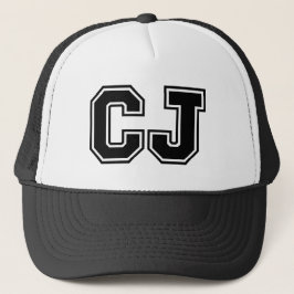 "CJ-" Monogram Keps