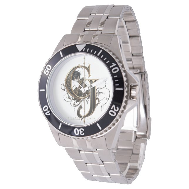 CJ Sovereign Chronograf Signaturklocka Armbandsur (Vinklad)