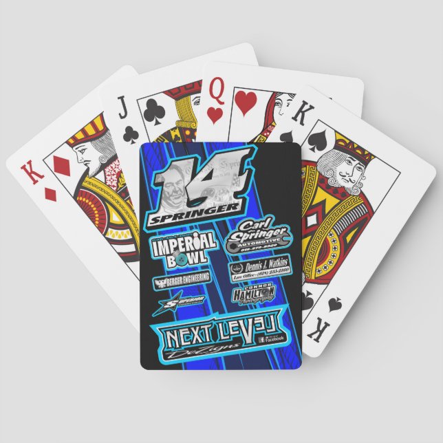 Cj Springerkort Spelkort (Baksidan)