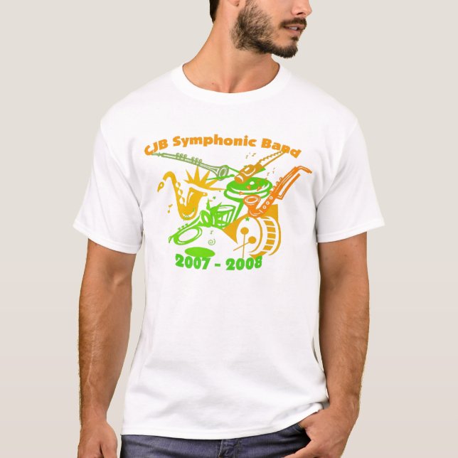 cjbmusikband t-shirt (Framsida)