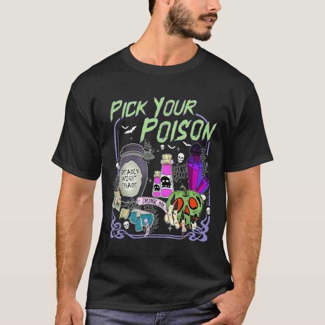 Ck din Ison Drink Me Halloween Witch Party T Shirt (Framsida)
