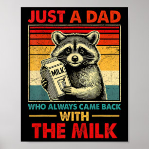 Ck Med Mjölken Fars Dag  Poster