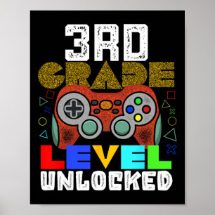 Ck Till Skolan 3:e Klass Gamer Poster
