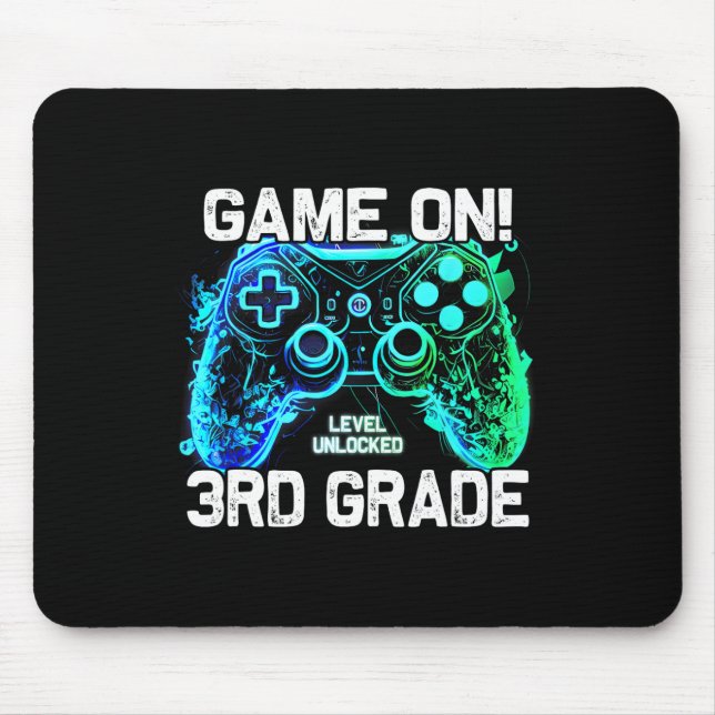 Ck To School 3rd Grade Boys Gamer First Day School Musmatta (Framsidan)