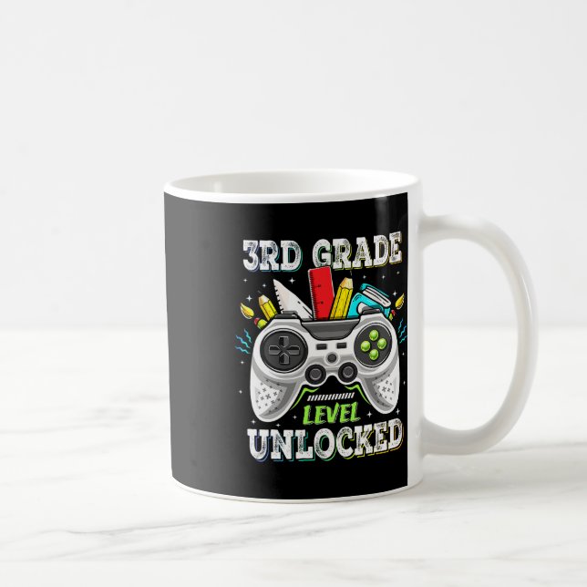 Ck To School 3rd Grade Level Unlocked Gamer Kids B Kaffemugg (Höger)