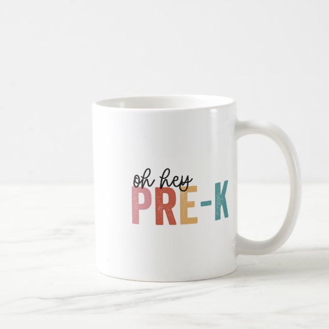 Ck to School Studenter Lacher Oh Hej Pre k Klass Kaffemugg (Höger)