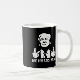 (ck) Trump En för varje miss Trump skjorta Rösta T Kaffemugg