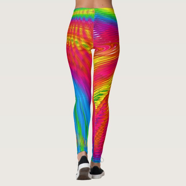 CKC-FÄRG STREAKS-LEGGINGS LEGGINGS (Baksida)
