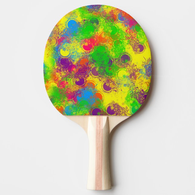CKC Paint Can-Blommigtar- Pingisracket (Framsidan)