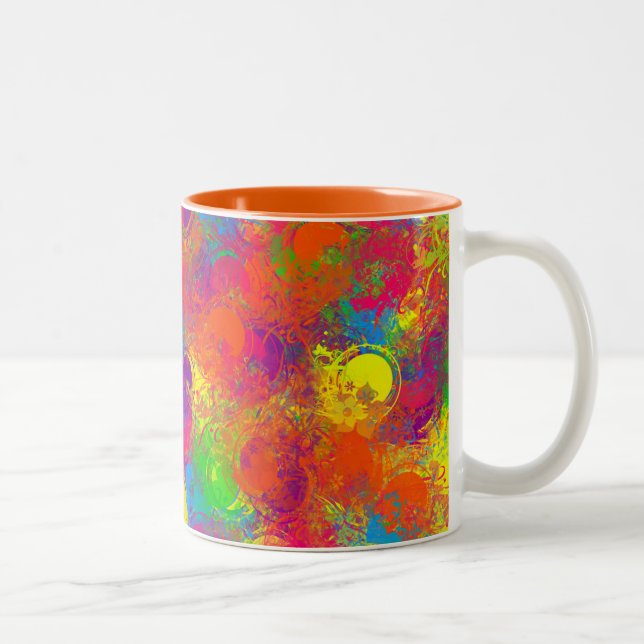 CKC-Paint Can Blommigts-Coffee Mugg (Höger)