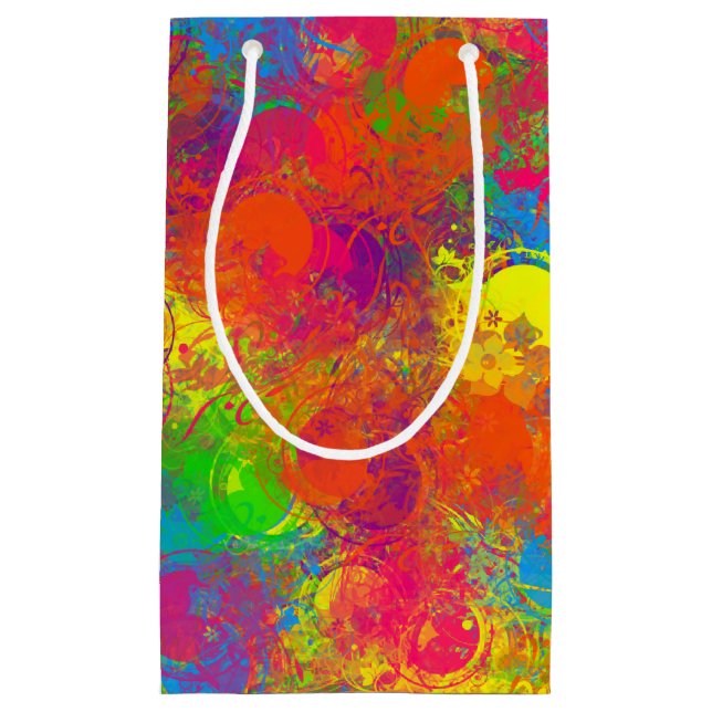 CKC Paint Can Blommigts-GIFT BAG S (Framsidan)