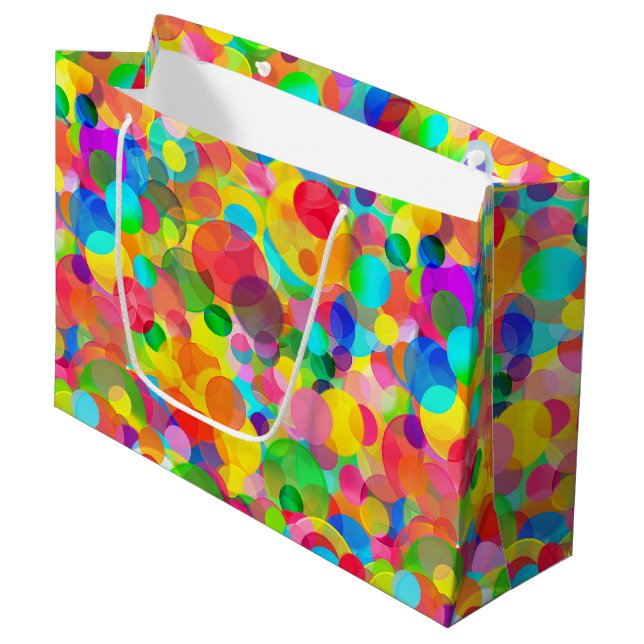 CKC Party Dots-GIFT BAG L (Framsidan Vinklad)