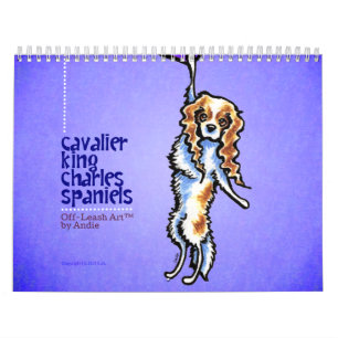 CKCS Kung Charles Spanelers off-Leash Art™ Vol 1 Kalender