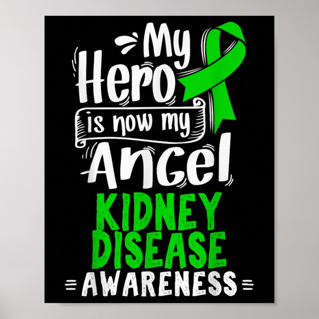 Ckd Awareness T Shirt - Kidney Disease Survivor Poster (Framsidan)