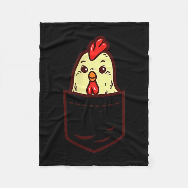 Cket Chicken Whisperer Cute Ultry Farm Animal Farm Fleecefilt (Framsidan)