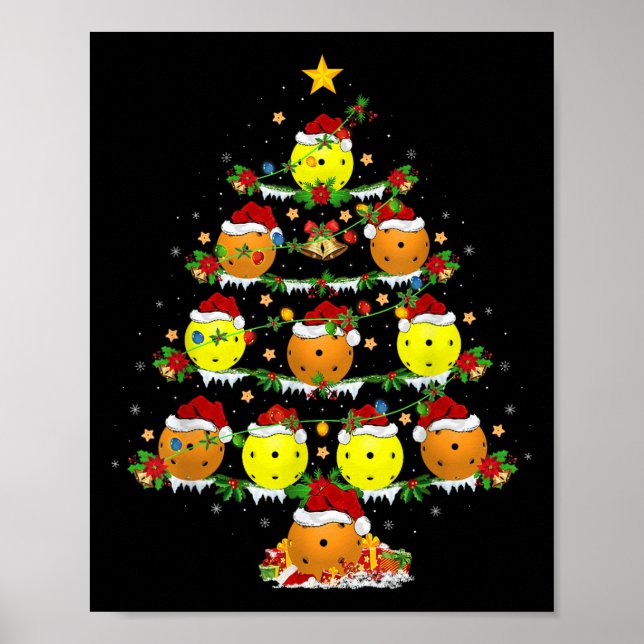 Ckleball Christmas Tree Lights Funny Srts Player X Poster (Framsidan)