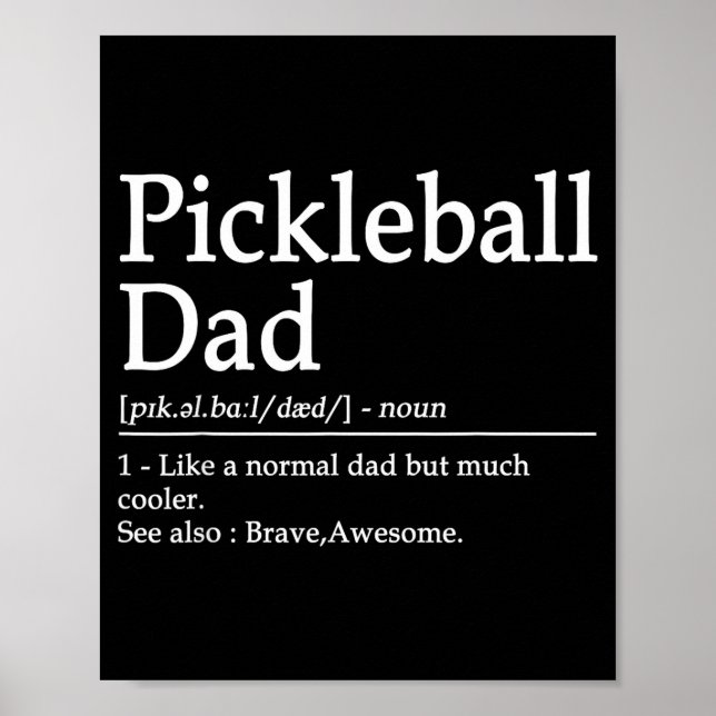 Ckleball Roligt Ckleball Pappa Citat Definition Pa Poster (Framsidan)