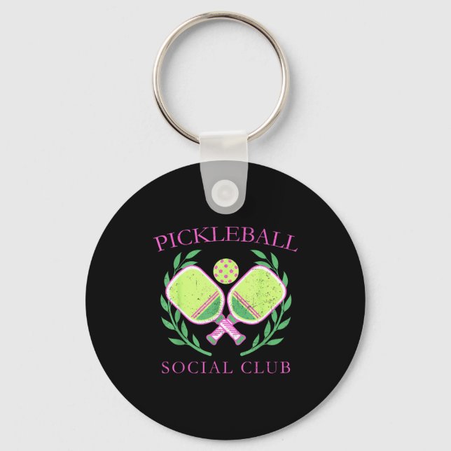 Ckleball Social Club Enthusiasts _ Fun Srt Lovers  Nyckelring (Framsida)